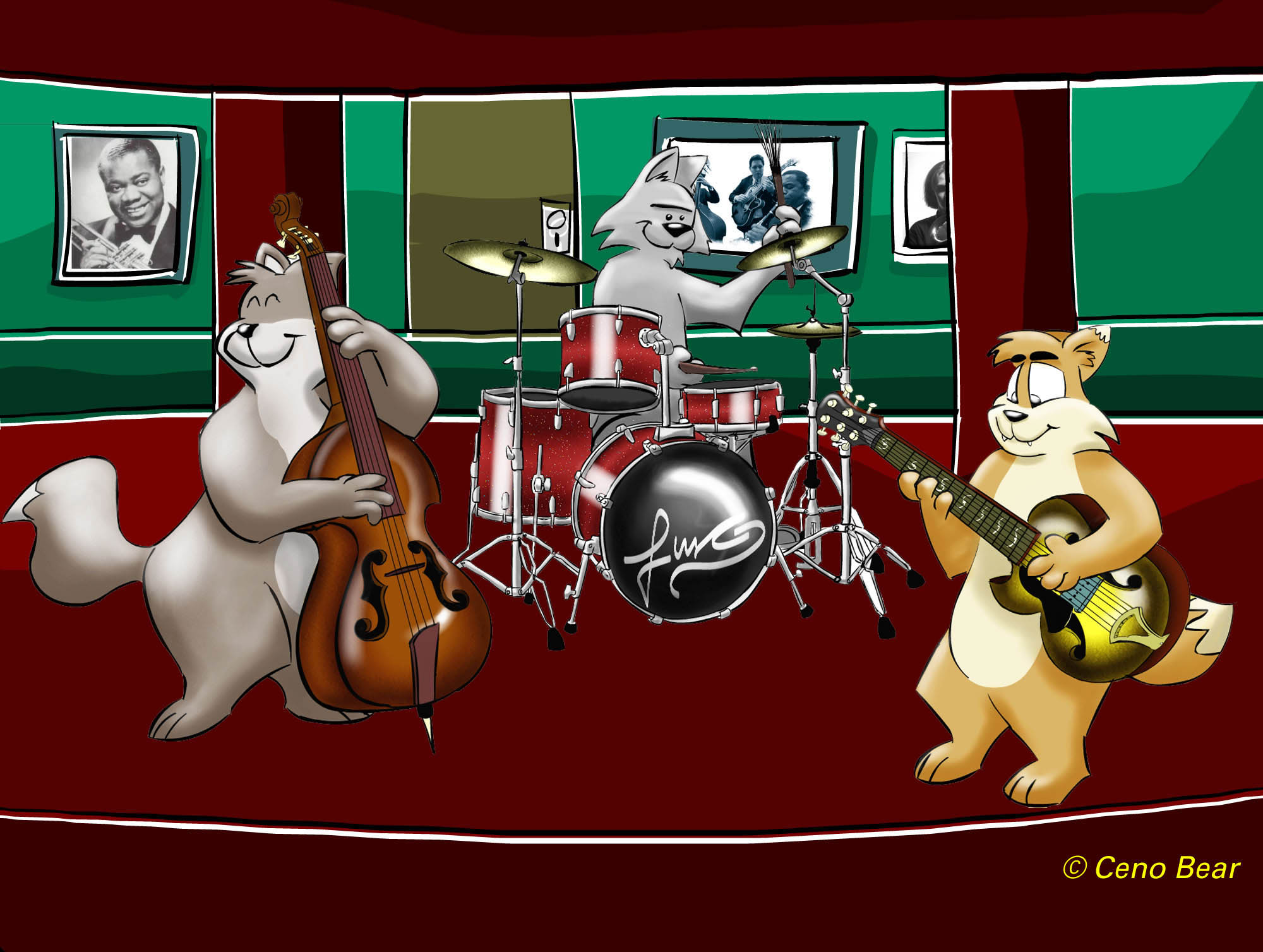 Cat Jazz by Cenobear